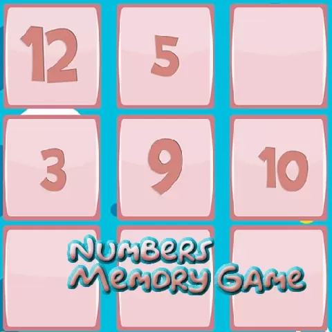 Memory Game With Numbers